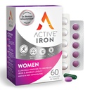 Active Iron Supplement 25mg + Multivitamin für Frauen – Klinisch bewährt, um Energie zu erhöhen und Reifen zu reduzieren – Gentle, Non-Constipating Iron + Women’s Multivitamin – 30 Kapseln + 30 Tabletten