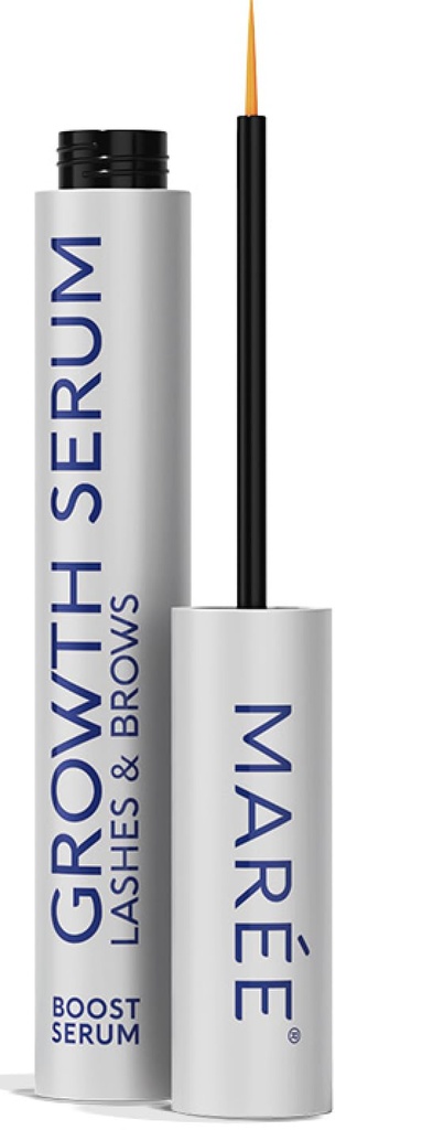 Primeur de cils MAREE pour la croissance des cils - Primeur de cils avancé pour la croissance des cils et des sourcils - Acide hyaluronique, biotine, peptides et vitamines pour les cils et les sourcils plus longs et plus épais - Suero de Pestañas