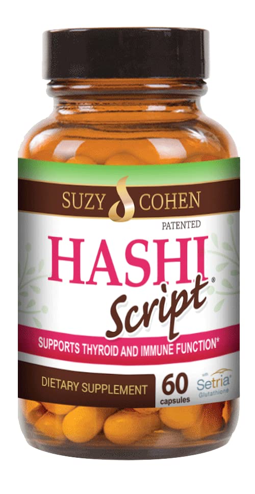 Script Essentials HashiScript Thyroïde et formule de soutien immunitaire avec Catalase et Glutathion - par Suzy Cohen