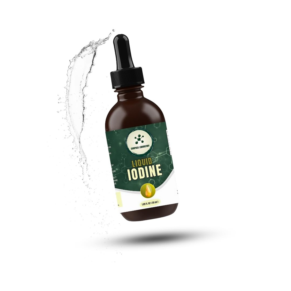 Boussole Laboratoire Iodine Liquid Drops de 50ml - 250mcg/Servage