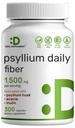Psyllium Husk 1500mg pro Servierung, 300 Kapseln – 3 in 1 LW-Ergänzung mit Inulin & Acacia Complex – Natürliche lösliche Faser, unterstützt Verdauungs-Gesundheit – Plant Based, Non-GMO