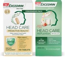 Excedrin Head Care Proactive Health Nahrungsergänzungsmittel - 110 Zähler und Kopfpflege Replenish Plus Focus Drink Mix aus 24 Packungen Convenience Pack