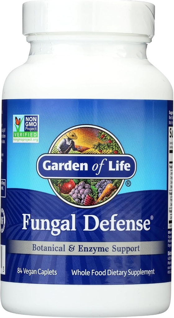 GARDEN DE VIE Capsules de défense fongiques, 84 CT