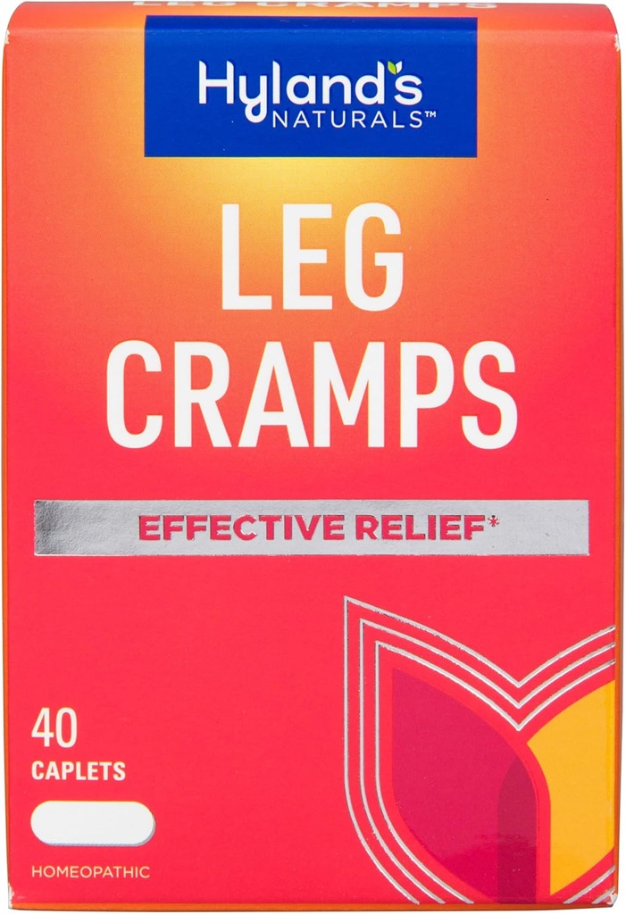 Hyland's Leg Cramps Caplets, Natürliches Relief von Kalb, Bein und Fußkramp, 40 Count Caplet