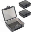 Sukuos Petite Pill Box 3 pcs, Mignon cas de pilule de voyage portable pour la purée de poche, BPA libre mini organisateur de pilules pour pilules suppléments d'huile de poisson de vitamine, étanche cas de médecine, facile à nettoyer