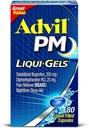Advil PM Ibuprofen 200 mg Liqui-Gels 80 ea (Pack mit 4)