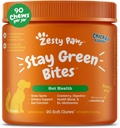 Zesty Paws Stay Green Bites for Dogs - Grass Burn Soft Chews für Rasen Spots, die von Dog Urine verwendet werden - mit Cranberry für Urinary Tract & Bladder - Chicken - 90 Count