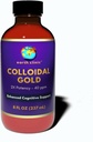 Earth Clinic ® Kolloidal Gold - 2X Konzentrierte 40 ppm, 8 oz Amber Bottle für verbesserte Gehirngesundheit und kognitive Unterstützung