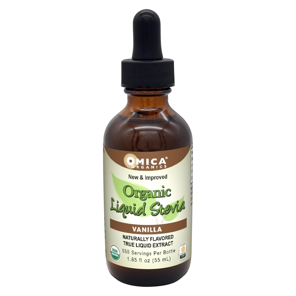 Omica Organics Liquid Stevia - Vanille (1.85 fl oz)