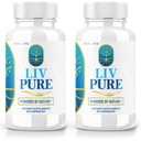 labs rize - LivPure Powered by Nature - Formule avancée - Supplément alimentaire de soutien pur pour le soutien du foie, la force supplémentaire, végétalien, pilules de fonction du foie (120 capsules)