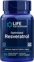 Life Extension Optimierte Resveratrol, 90 Vegetarische Kapseln