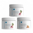 Consultez Santé Primo Beets Beet Root Powder Drink Mix avec des nitrates, support quotidien de la circulation avec gingembre et curcuma, 3 packs de saveurs, cerise, myrtilles et fraises Cimonade 6,5 oz Chaque