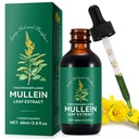 Gouttes de moléine, extrait de feuille de molléine pour les poumons, gouttes de feuille de molléine pour le nettoyage pulmonaire et le phlegme, absorption rapide Extrait de molléine puissant pour les poumons plus forts (1)
