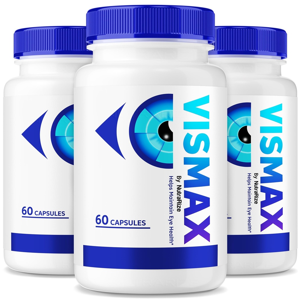 (3 Pack) Pilules VisMax - Formule officielle pour Reviver la santé des yeux, Vitamines VisiMax pour les yeux, Supplément à base de plantes naturelles pour améliorer et protéger la vue, Vis Max Vision Support Avis (180 Capsules)