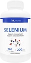 ML Naturals Selenium 200mcg 240 Gemüsekapseln. Unterstützt Immungesundheit, NSF-zertifiziert & cGMP-Compliant