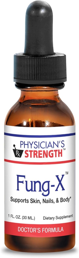 Physician's Strength Fung-X - 1 fl oz - Unterstützt Haut, Nägel & Körper - Non-GMO - 173 Servierungen
