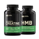 Optimum Nutrition Unflavored Creatine Monohydrate 100 Kapseln gebündelt mit Optimum Nutirtion HMB 90 Kapseln