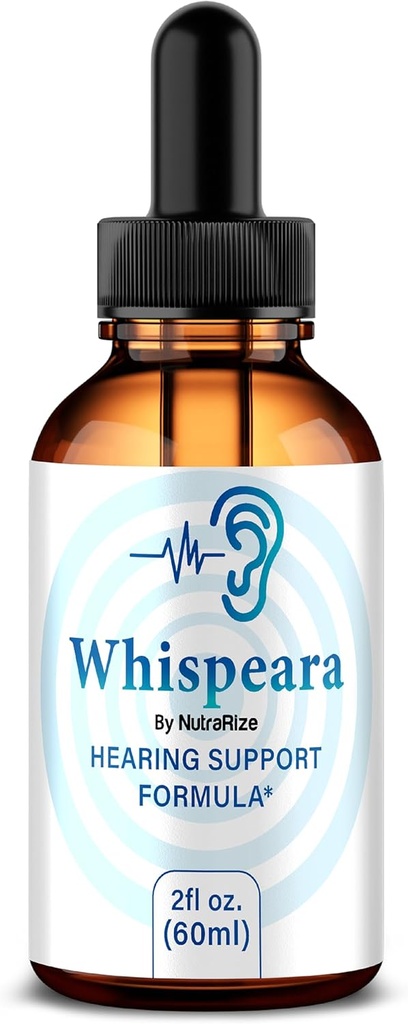 Whispeara Drops - Offizielle Whispeara unterstützt gesundes Hören, Fokus und Leistung, Alle natürlichen Whispeara Hörgerät Formel, Premium Whispeara Gotas Review (30 Servietten)