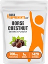 BulkSupplements.com Horse Chestnut Extract Powder - Horse Chestnut Supplement, Kräuterergänzung - Glutenfrei, 700mg pro Servierung, 1kg (2.2 lbs) (Pack von 1)