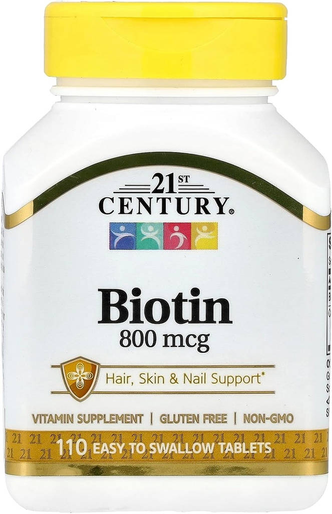 Biotine du 21ème siècle 800 mcg - 110 comprimés
