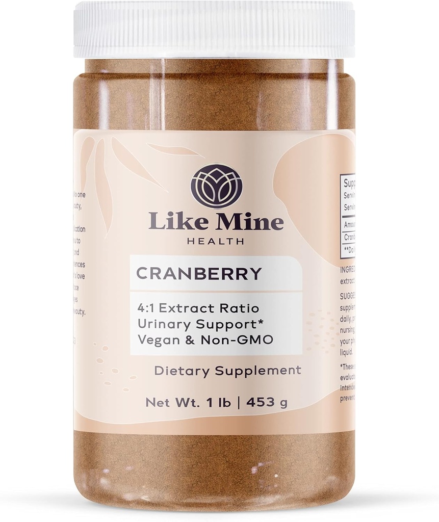 Wie Mine Cranberry Extrakt Pulver (1 lb) Vegan & Non-GMO, 4:1 Extrakt Ratio