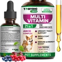 Cat & Dog Multivitamin 21 in 1 Pet Supplements mit Cranberry & Glucosamin - Natürliche Medizin & Support für UTI, Urinary Tract, Bladder, Kidney, Skin Coat, Joints Treatment Made in USA