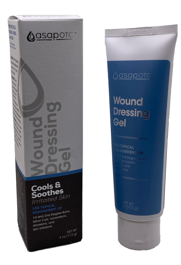 ASAP OTC Wound Dressing Gel von American Biotech Labs | SilverSol Ag4O4 24 ppm Heilen & beruhigendes Gel | 4 Oz
