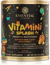 Essential Nutrition Vitamini Splash - Kinder Multivitamin Pulver - Ernährungsunterstützung - 13 Wirkstoffe Vitamine & 6 Chelatminerale, Prebiotic Fiber - Orange Flavor - (10.4 Unze) - Vegan