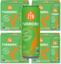 ZYN Turmeric Wellness Drink (24 Pack), Mango Lychee Flavored Turmeric Curcumin Getränk mit schwarzem Pfeffer, kein hinzugefügter Zucker, Low Carb & Low Calorie Getränk, Clean Alternative