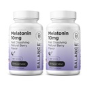 Balancebreens Melatonin 10mg Fast-Dissolve, 120 Tabletten – Natürliche Schlafhilfe für restliche Nächte, Drug-Free Unterstützung für Entspannung und Stille