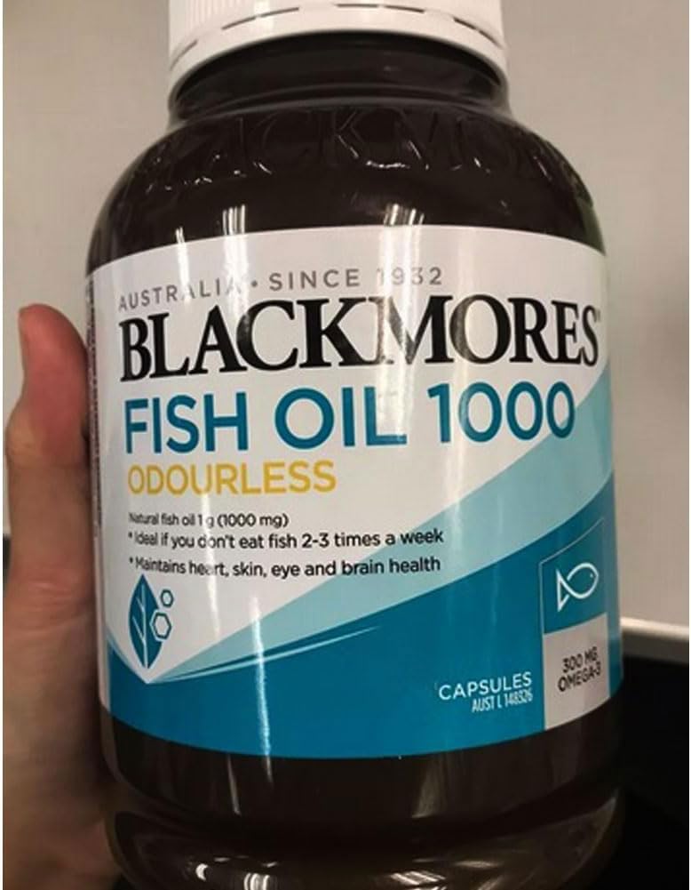 Blackmores Odourless Fish Oil 1000 60 Kapseln.(Honest Succeed)