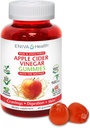 Eniva Gesundheit Apfel Apfel Apfelessig Gourmet Gummy Vitamine 60 Ct USDA Organic ACV Vegan Gluten Free Non-GMO mit der Mutter B9 B12 Beetroot Pomegranate Energy Curb Cravings Detox Cleanse Immunität
