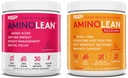 RSP NUTRITION AminoLean Énergie de préentraînement (Fruit Punch 30 portions) avec AminoLean Recovery Post Workout Boost (Blood Orange 30 portions)