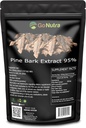 Go Nutra Pine Bark Extrakt Pulver Standardisiert 95% Proanthocyanidine Pine Bark Pulver Potent Supplement 8oz. Pure Non-GMO Vegan