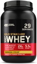 Optimum Nutrition Gold Standard 100% poudre de protéines de lactosérum, crème de banane, 2 livres (emballage mai Vary)