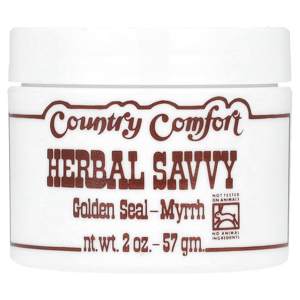 Country Comfort Herbal Savvy Supplément à la Myrrhe d'Or, 2 Ounce