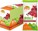 PROBAR - BOLT Organic Energy Chews, Cranberry Pomegranate, Non-GMO, Gluten-Free, USDA Certified Organic, Healthy, Natural Energy, Fast Fuel Gummies mit Vitaminen B & C (12 Count)