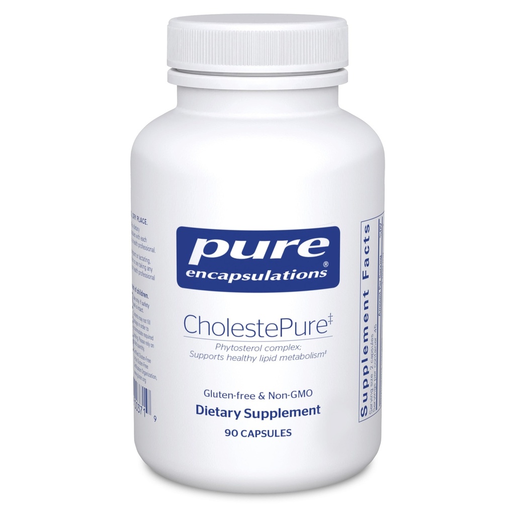 Pure Encapsulations CholestePure | Ergänzung zur Unterstützung von Herz-Kreislauf-Gesundheit, Enzym-Funktion und Lipid-Mebolismus* | 90 Kapseln