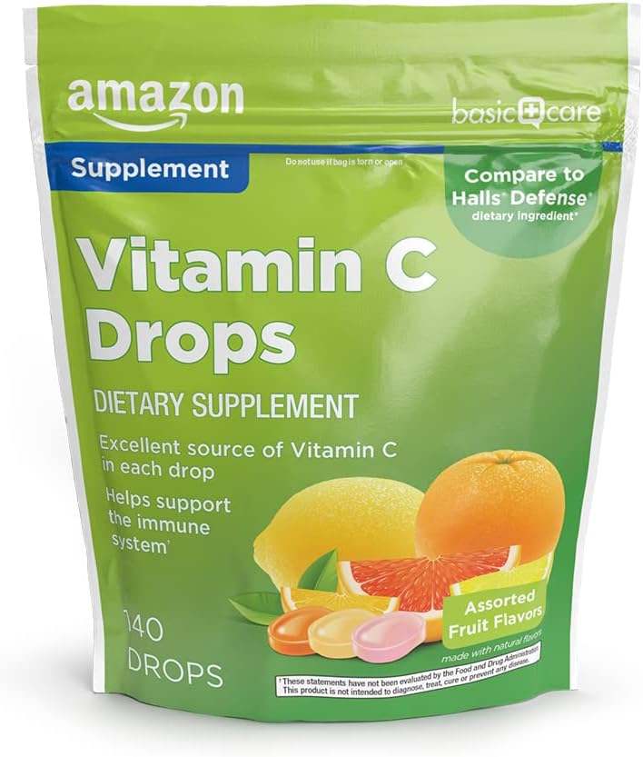 Grundpflege Vitamin C Nahrungsergänzung Tropfen, Zitrone, Orange & Grapefruit, 140 Zählung (Previously SoundHealth)