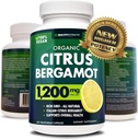 Citrus Bergamotte Ergänzung – 150:1 Extrakt, 1200mg pro Servierung, 80% Polyphenole, Ergänzung für hohe Cholesterin, Italienisch Sourced, 60 Count, 1 Monat Versorgung, Made in USA