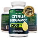 Supplément d'agrumes Bergamot – 150:1 Extrait, 1200mg par portion, 80% Polyphénols, Supplément pour le cholestérol élevé, source italienne, 60 Compte, 1 mois d'approvisionnement, Fabriqué aux États-Unis