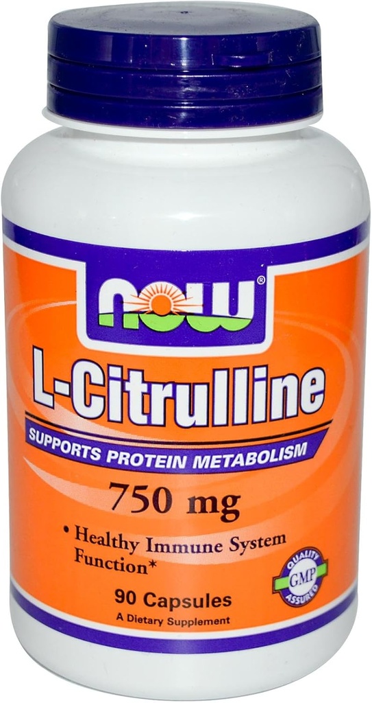 Jetzt Lebensmittel: L-Citrulline Herz-Kreislauf-Gesundheit 750mg 90 Kappen (2 Packung)