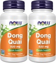 JETZT Ergänzungen, Dong Quai (Angelica sinensis) 520 mg, Weibliche Unterstützung*, 100 Veg Kapseln (Pack von 2)