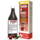 Emulsión de Escocia mit Cod Liver Oil – Cherry Flavor – Vitamine A, D, E & B1 für Immun- und Leberunterstützung – Flüssige Ergänzung für Kinder – 15.3 Fl Oz | 1-Pack