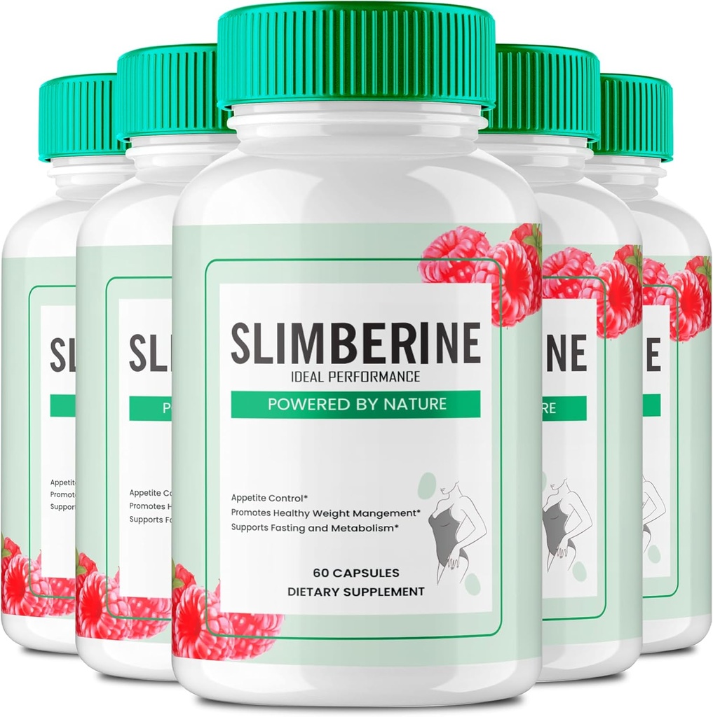 Slimberine Keto Kapseln, Slimberine Erweiterte Formel Pillen - Maximale Stärke, Slimberine Alle natürlichen Keto Pillen, Slimberine Kapseln, Slimberine offizielle Formel Pillen Bewertungen (5 Pack)