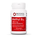 PROTOKOLL FÜR LIFE BALANCE Methyl B12 1000mcg - Vitamin B12 für Homocystein Metabolismus - Unterstützung Gehirn Gesundheit & Gesundheit Nervensystem - Kosher, Halal & Vegan - 100 Lozenges