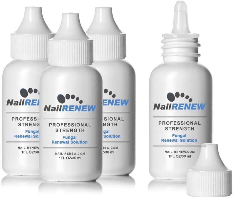 NailRENEW Antifongique Système complet - Force professionnelle, traitement des champignons pour les champignons des orteils, les ongles décolorés ou les ongles fragiles