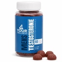 Testosteron Booster Gummies Ergänzung für Männer, Muskelwachstum, Stamina und Leistung mit Tongkat Ali, Horny Goat Weed, Tribulus Terrestris, Fenugreek, & Maca (60 Count)