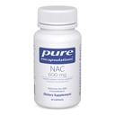 Pure Encapsulations NAC 600 mg - N-Acetyl Cystein NAC Supplement für Lung Health & Immun Support, Liver Support & Antioxidantien* - mit Freeform N-Acetyl-L-Cystein - 30 Kapseln