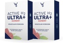Aktive H2 Ultra+ Wasserstoff Wasser Tablette, Natürliche Himbeere. Optimieren Sie Gesundheit, Unterstützung Immunität und Balance Antioxidantien mit Vorteilen von molekularem Wasserstoff 120 Servierungen